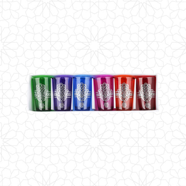 Moroccan Tea Glasses Silver