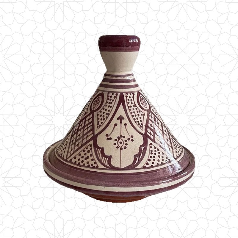 Purple Ceramic Tagine 23cm