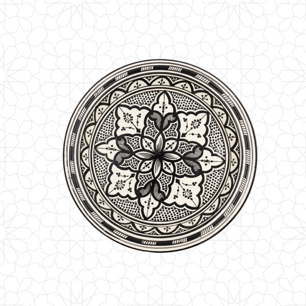 Handmade Qasria Hand Painted Art 43cm