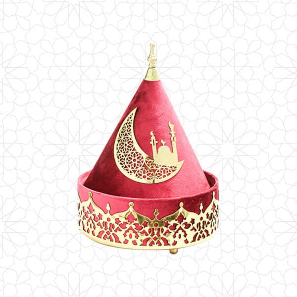 Alternative view of Dark Red Tayfoor Plate - 21cm Elegant Dining Essential