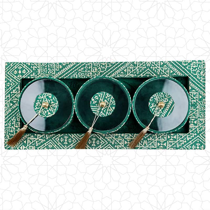 Royal Green Nuts Display Set for Stylish Presentations - Image 2