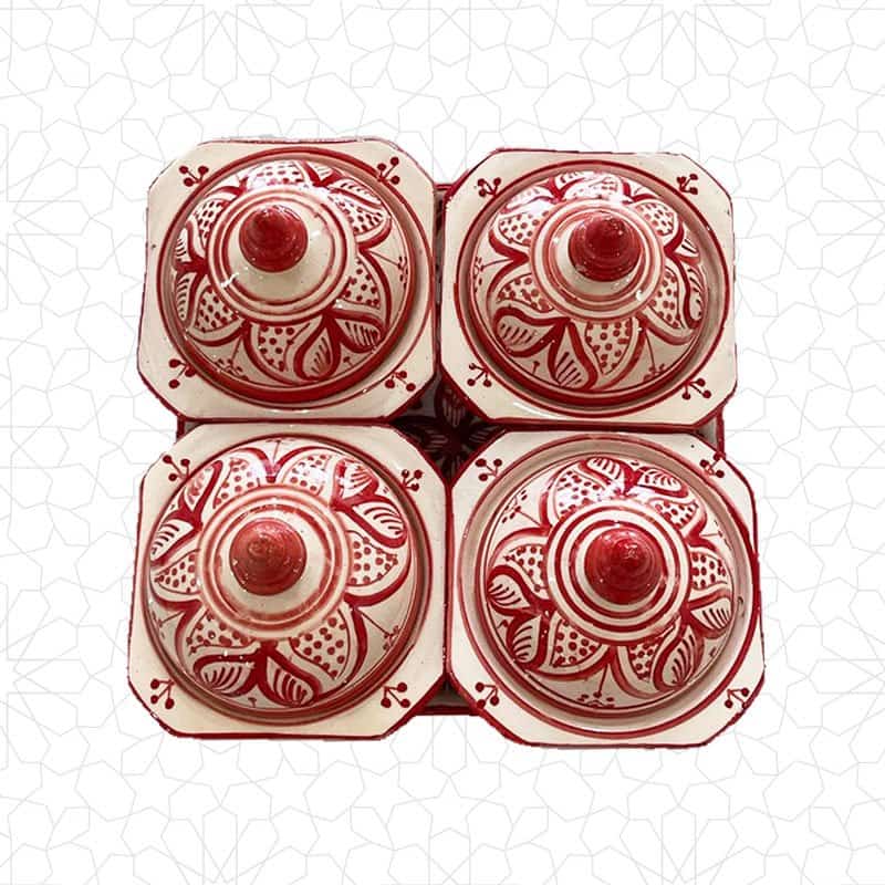 Ceramic Fera9a Touijnat Red - Image 4