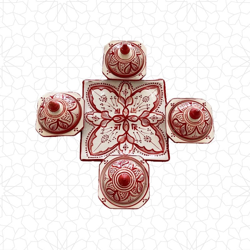 Ceramic Fera9a Touijnat Red