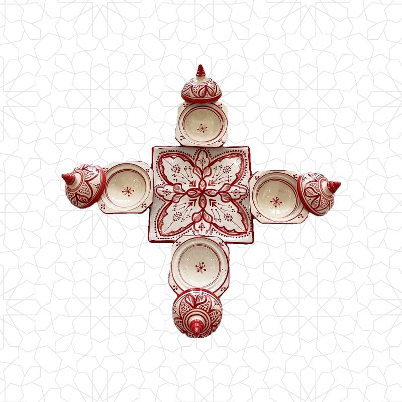 Ceramic Fera9a Touijnat Red - Image 3