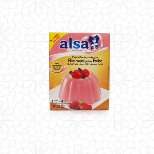 Alsa Strawberry Flan