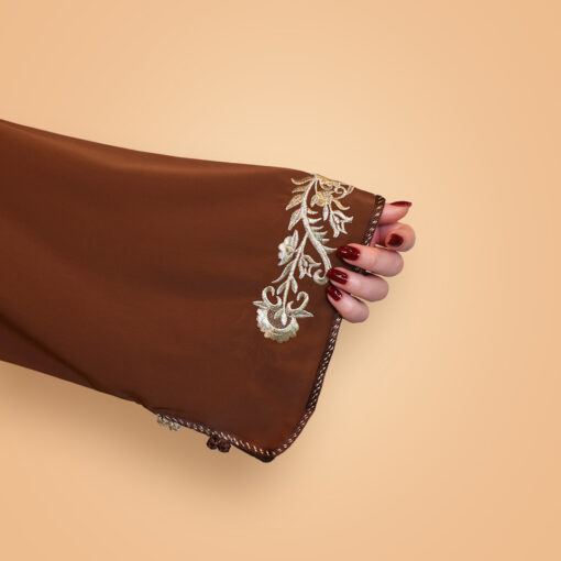 Alternative view of Elegant Jellaba in Camel